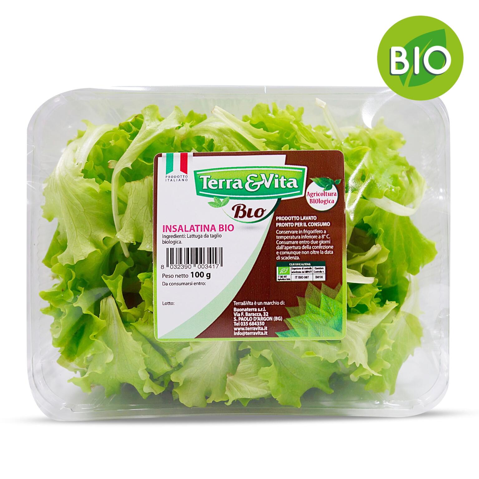 Insalatina Bio 100g Terra&Vita