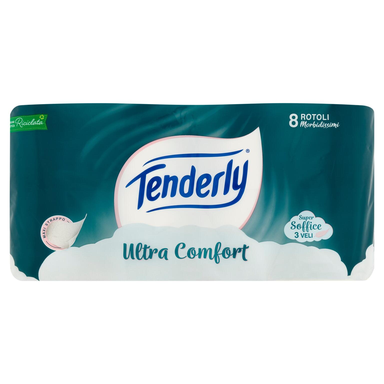 Carta Igienica Ultra Confort 8 rotoli Tenderly