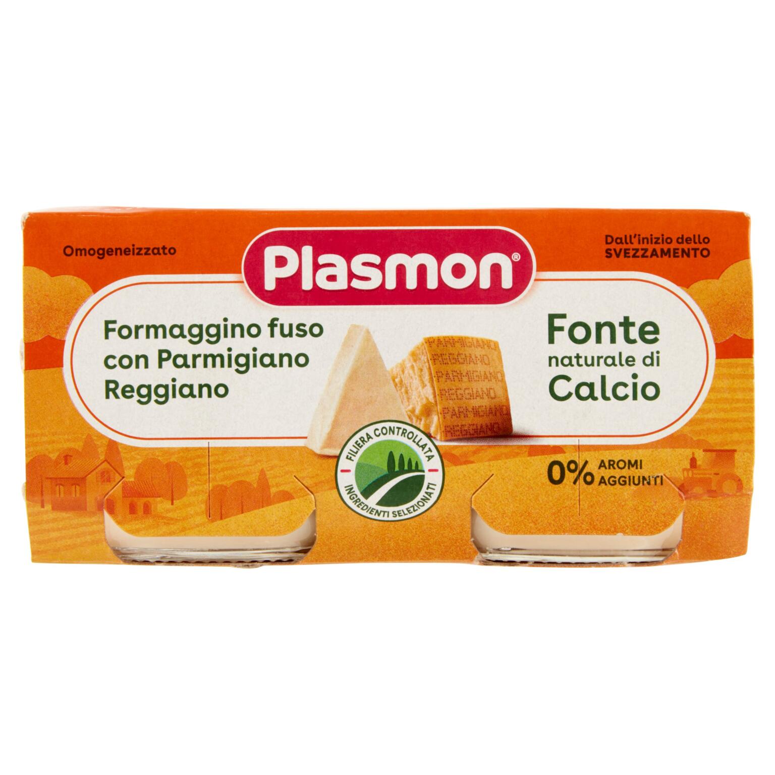 Omogeneizzato Plasmon 2x80g formaggio parmigiano