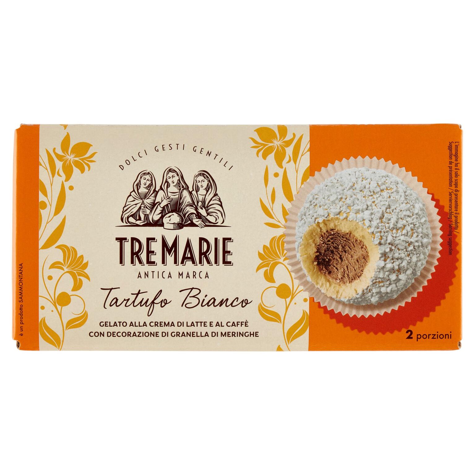Tartufo Bianco 2pz 180g Tre Marie