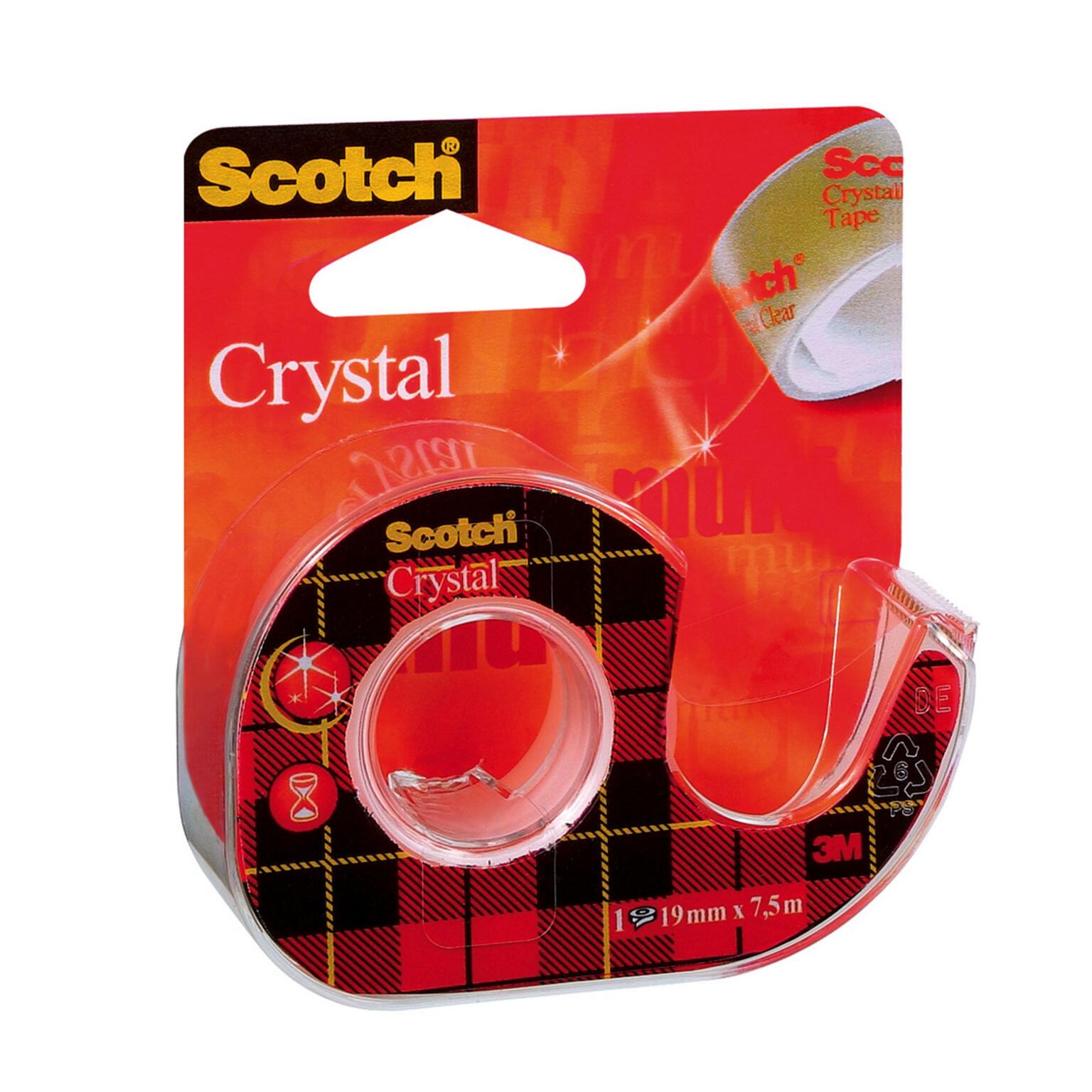 Nastro cristal con chiocciola 19mmx7,5m Scotch