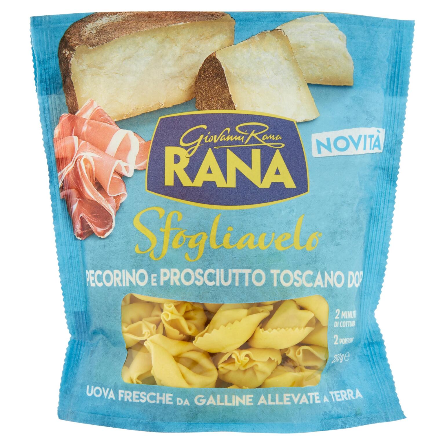 Sfogliavelo pecorino e prosciutto crudo 250g Rana