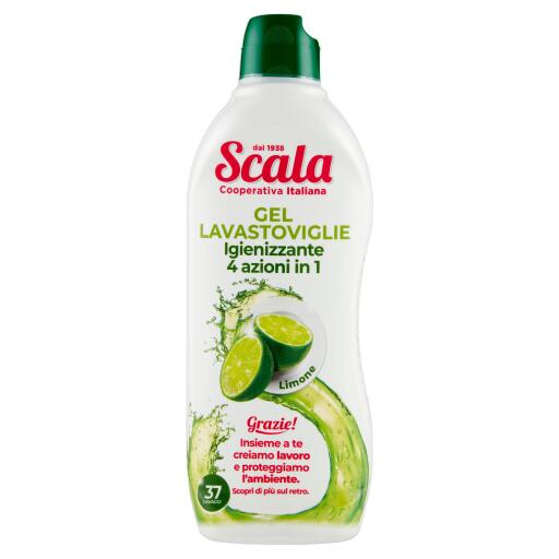 Gel Lavastoviglie Limone Tutto in Uno 750ml Scala