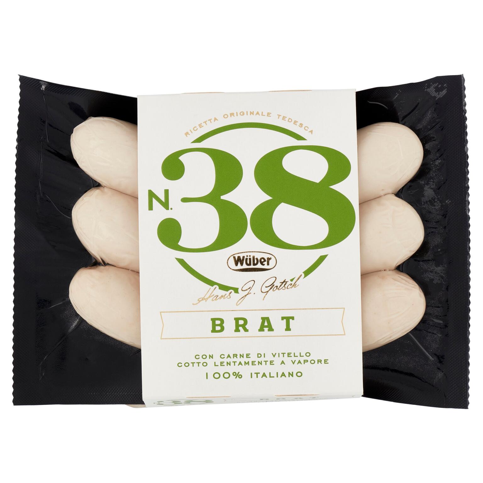 Wurstel Brat N°38 240g Wuber