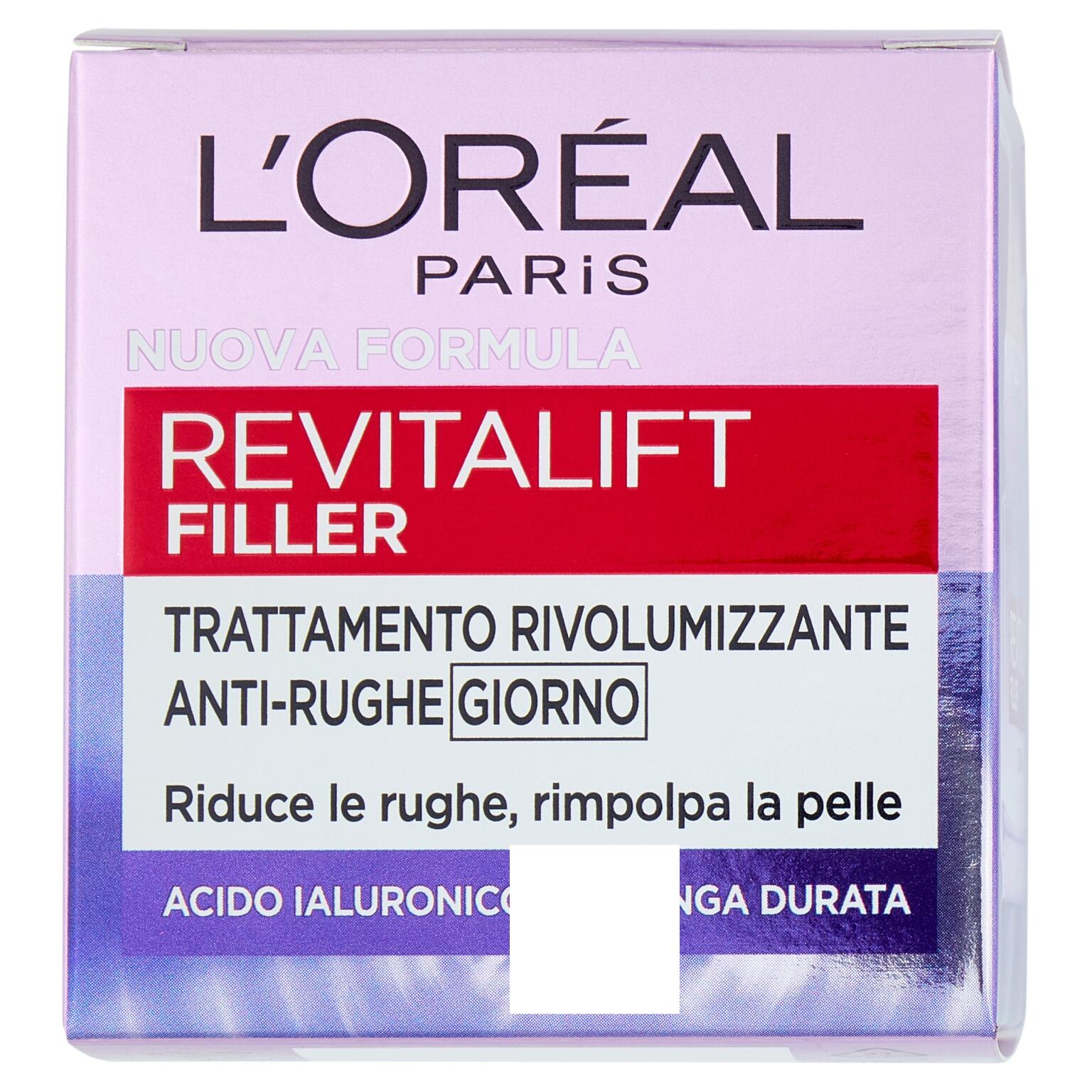 Crema viso Revitalift Filler trattamento anti-rughe rivolumizzante 50ml L'Oreal