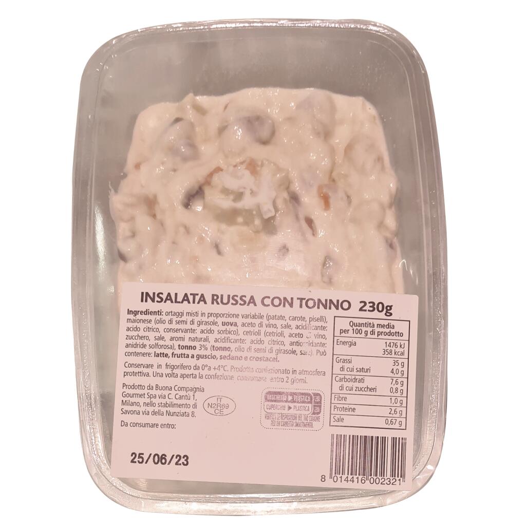 Insalata russa con tonno 230g Il Tuo Chef