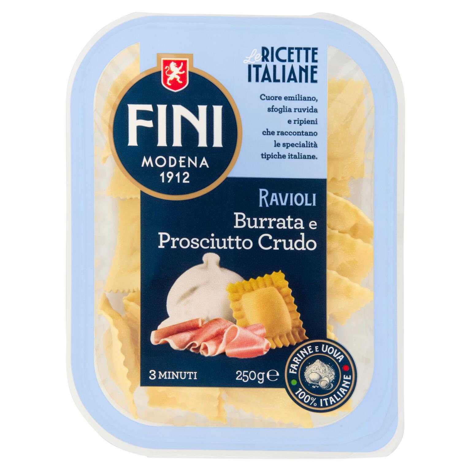 Ravioli Burrata&Prosciutto crudo 250g