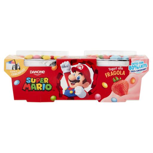 Yogoloso Super Mario gusto fragola 2x110g Danone