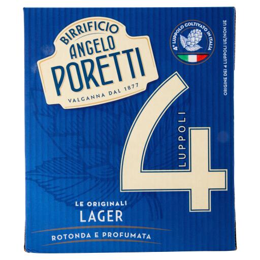 Birra 4 Luppoli cl66x6 valigetta Angelo Poretti