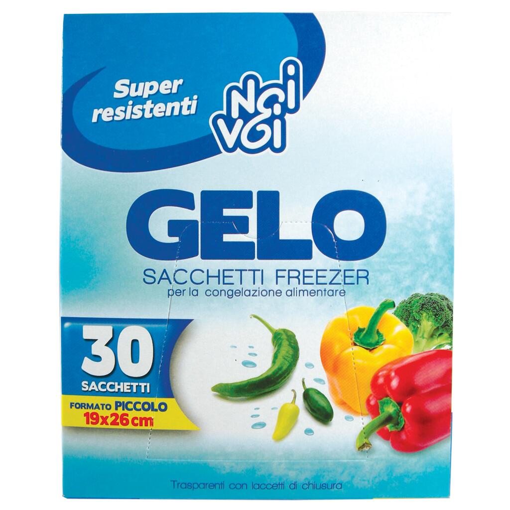 Sacchetti gelo freezer piccoli 30 pezzi Noi&Voi