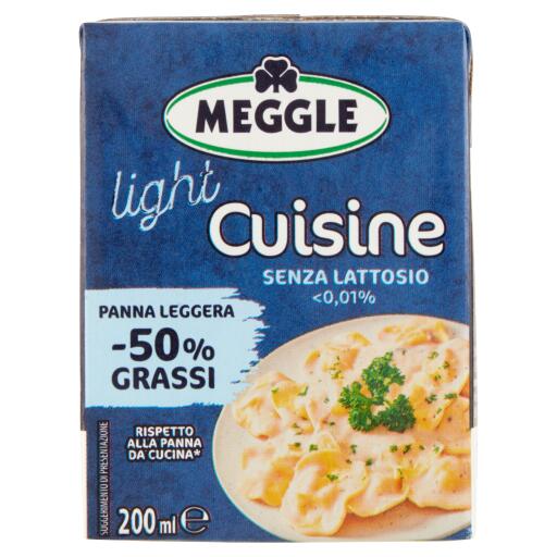 Light cuisine uht 200ml Meggle senza lattosio