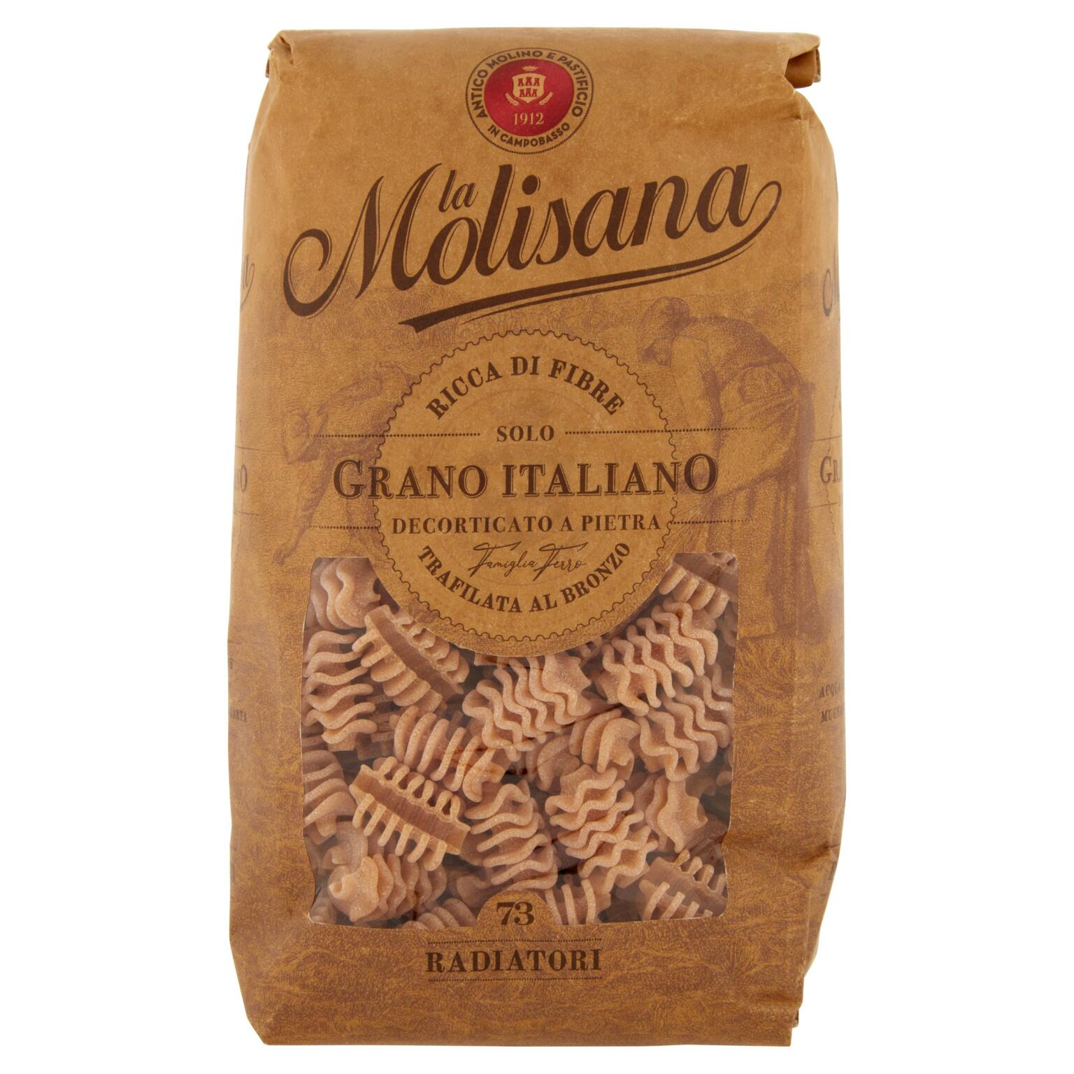 Pasta integrale Radiatori 500g La Molisana