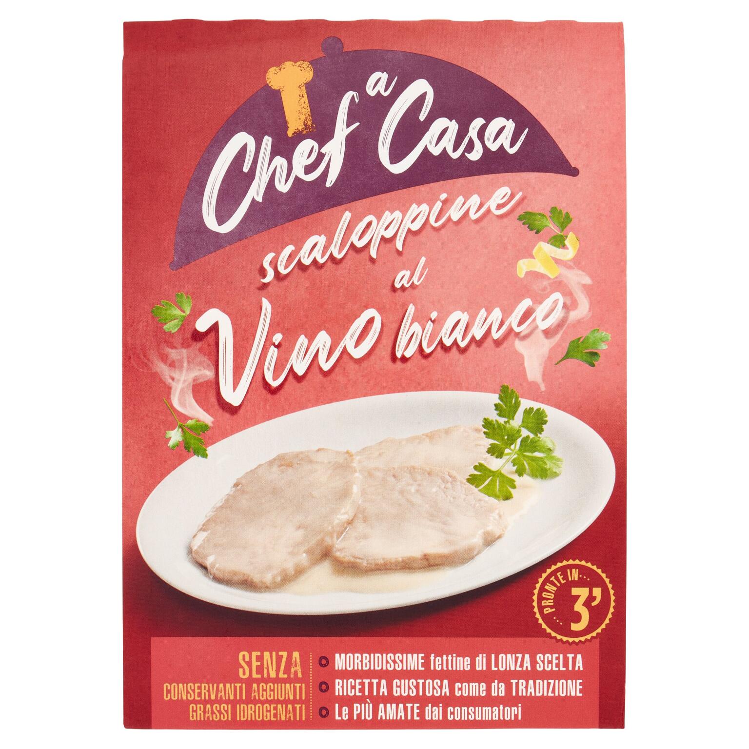 Scaloppine al vino bianco 220g Lo Chef a Casa
