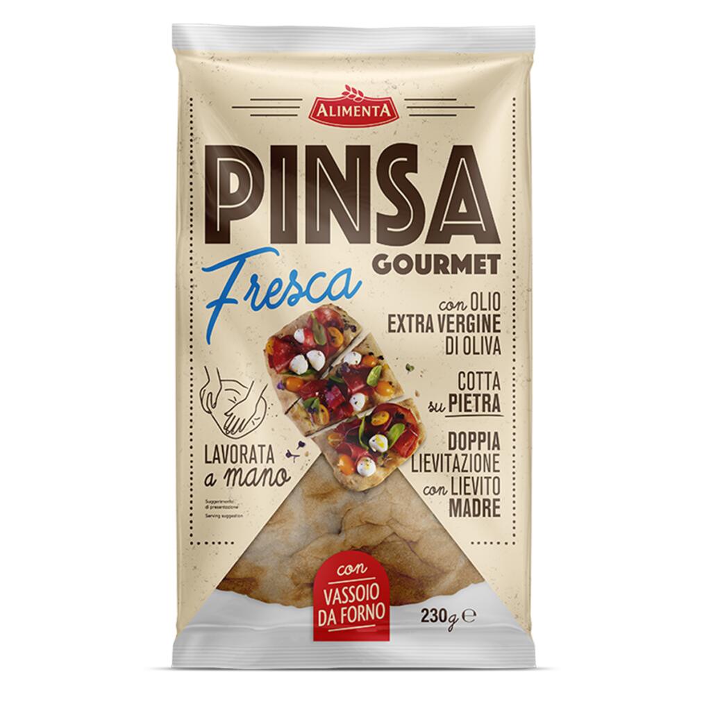 Base per Pinsa Precotta con lievito madre e olio evo 230g Alimenta