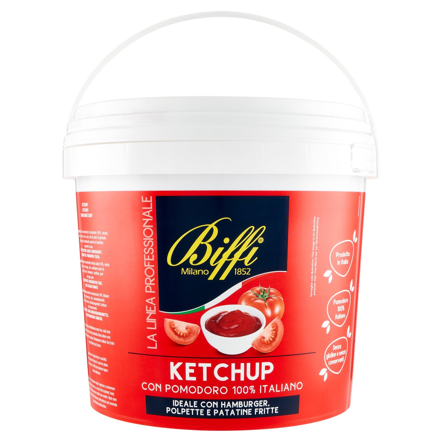 Ketchup Biffi professionale da 5kg
