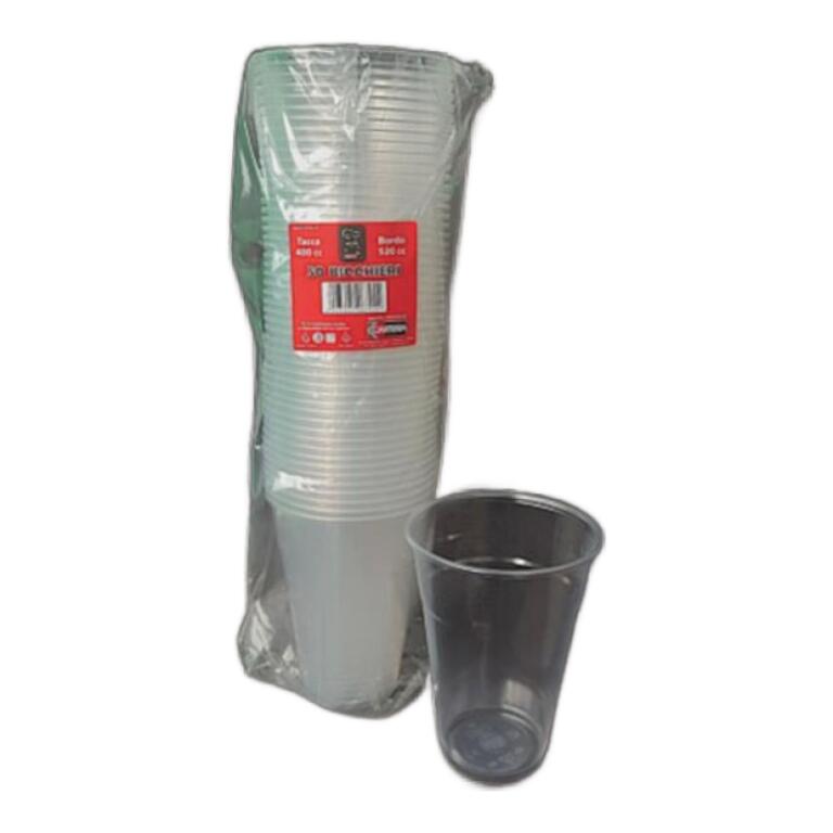 Bicchieri di plastica 520cc da 50pz Carteria