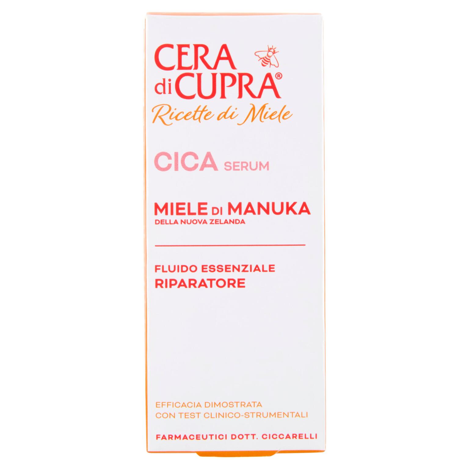Cera di cupra nutriente, siero al miele di manuka 30ml