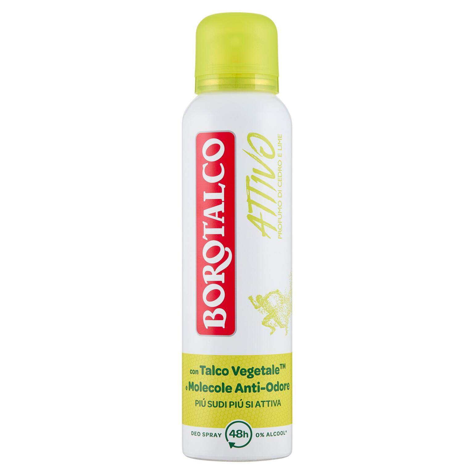 Deodorante Borotalco spray giallo 150ml