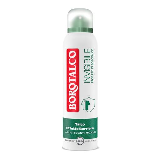 Deodorante Borotalco spray invisible verde 150ml
