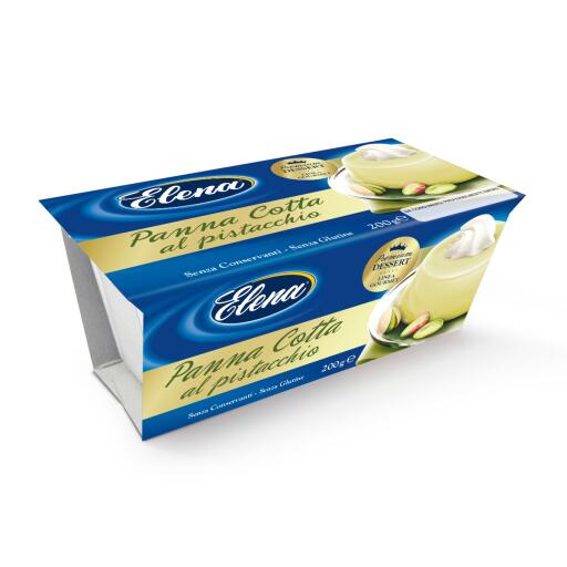 Panna cotta al pistacchio 2x100g Elena
