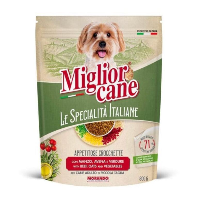Migliorcane mini croccantini da 800g Manzo e avena