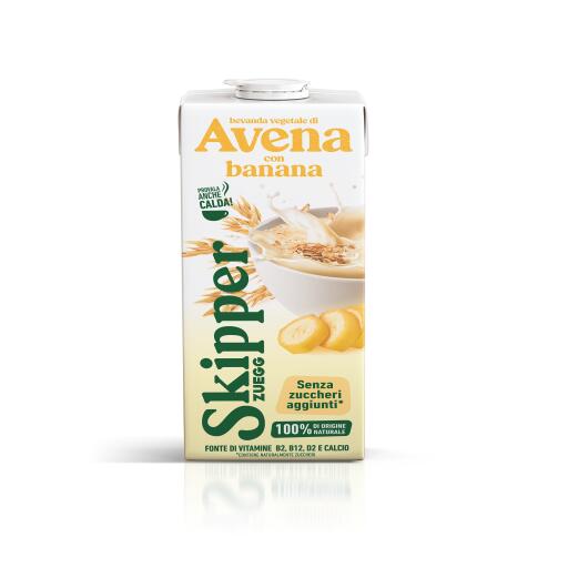 Bevanda Vegatale Avena con Banana 1l Skipper Zuegg