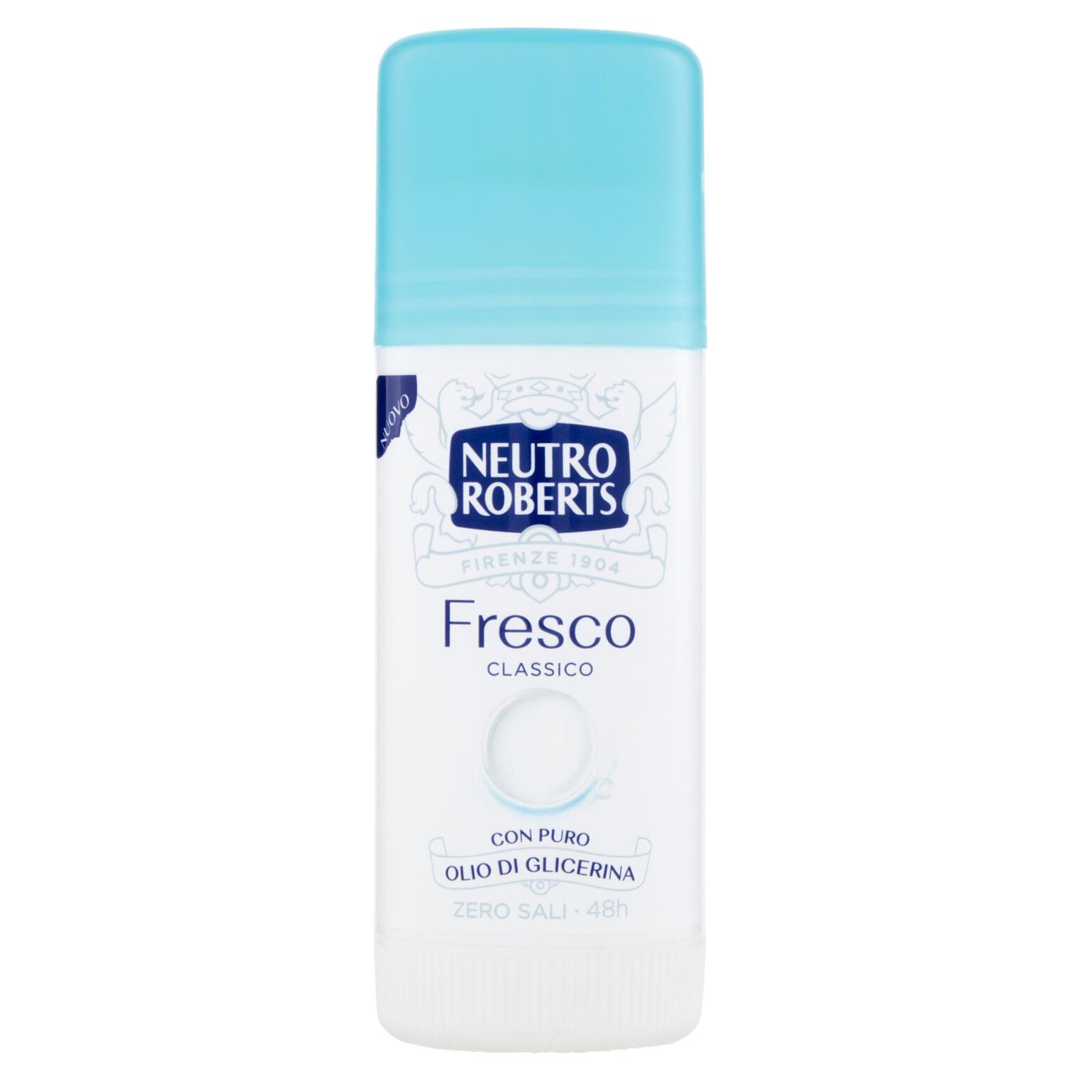 Deodorante stick fresco blu 40ml Roberts