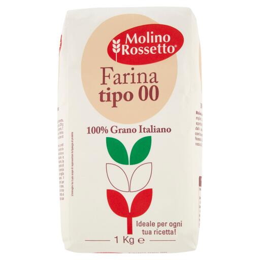 Farina tipo OO grano 100% Italiano 1Kg Molino Rossetto