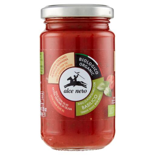Sugo di pomodoro e basilico BIO 200g Alce Nero