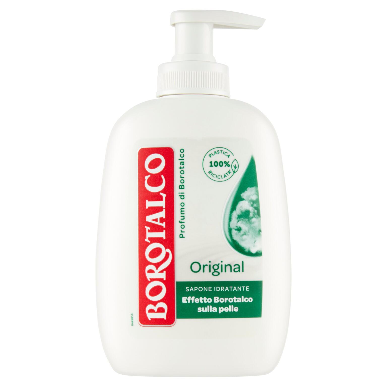 Sapone liquido effetto borotalco sulla pelle idratante 250ml Borotalco