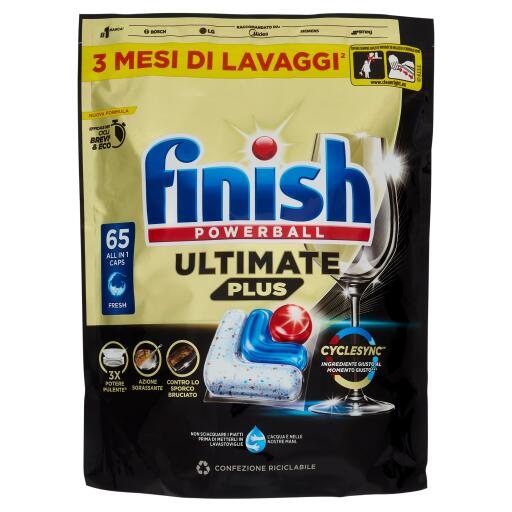Finish Powerball Ultimate plus fresh 65 tabs