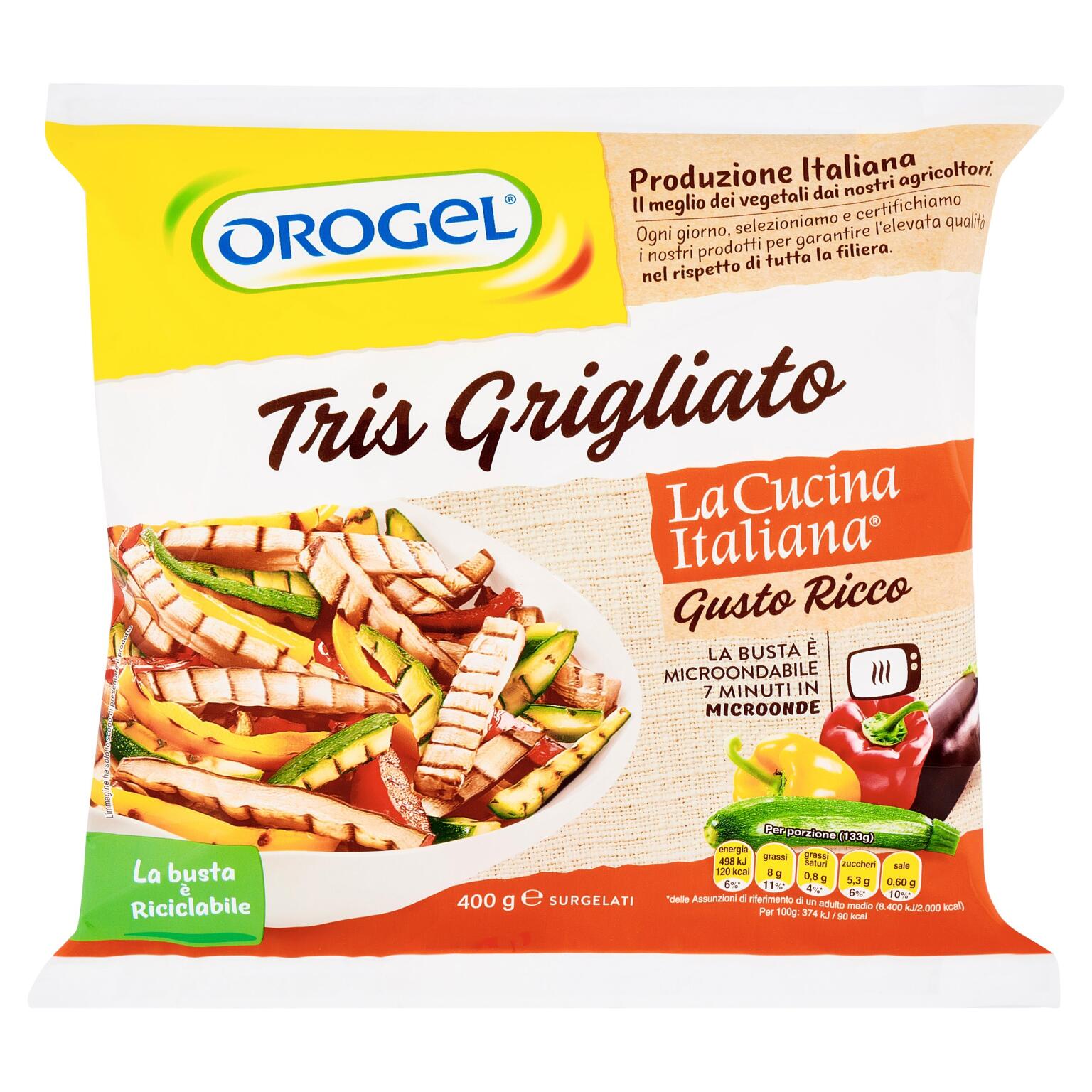 Tris Grigliato Gusto ricco 400g orogel