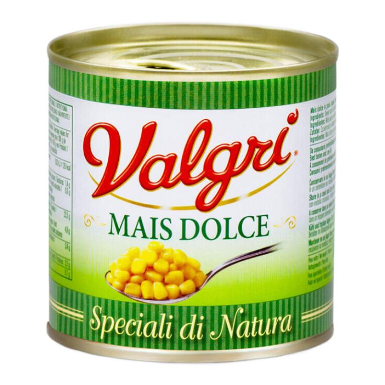Mais dolce in latta da 340g Valgrì