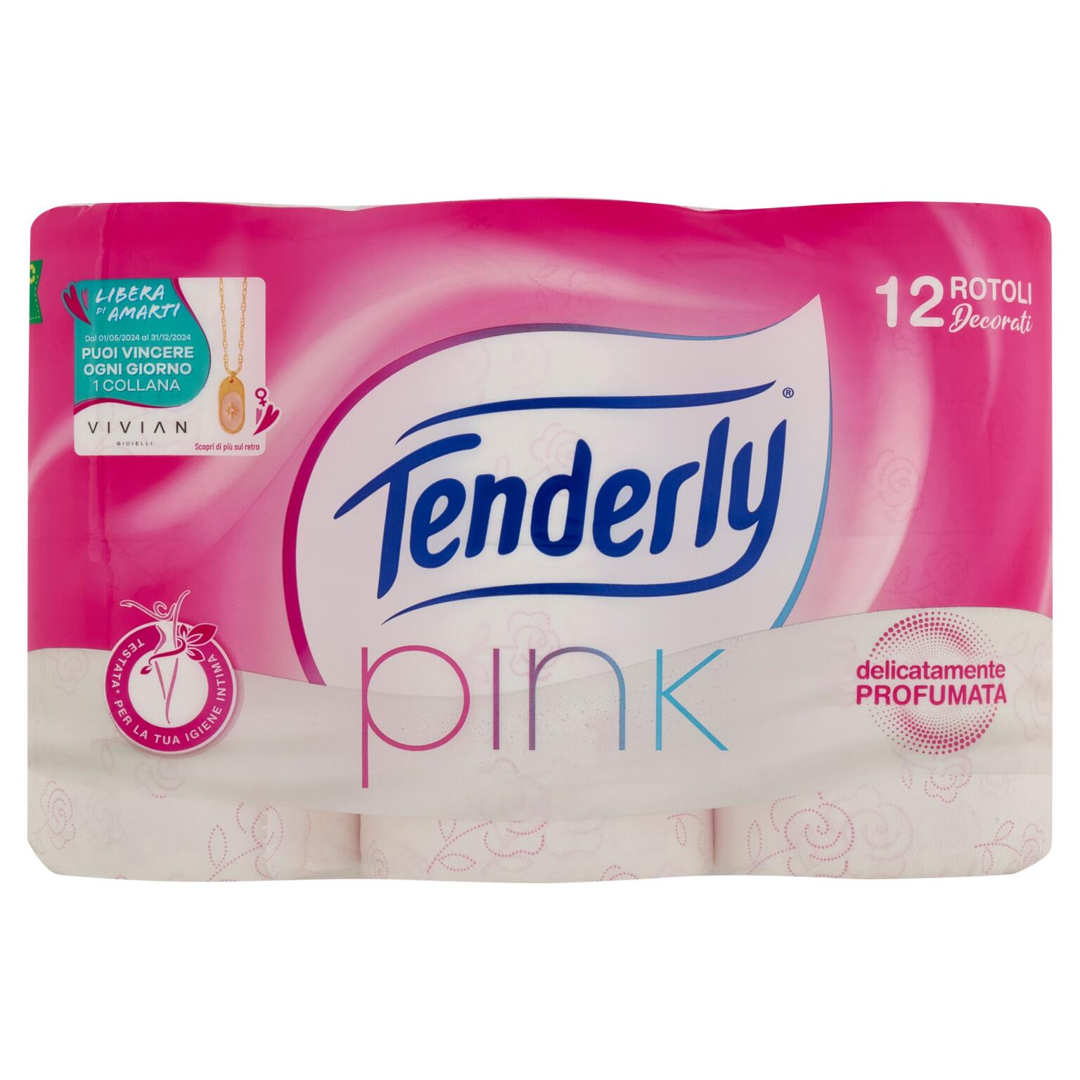 Carta Igienica Tenderly 12 rotoli Pink