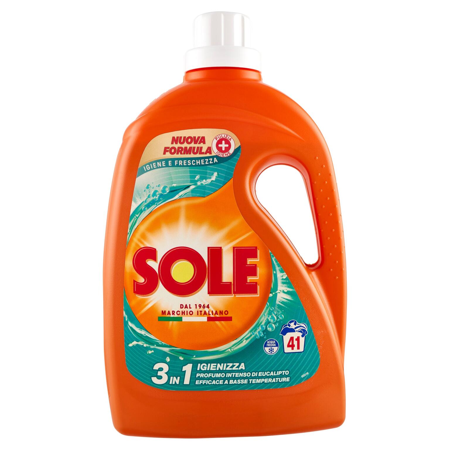 Detersivo Sole Liquido Igiene&Freschezza 41lav