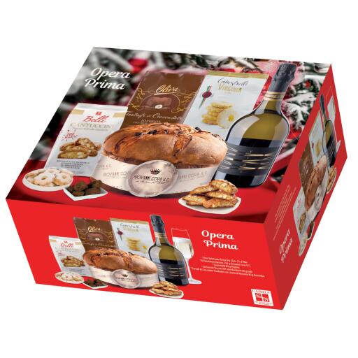 Cesto Natale Opera Prima 5 pezzi Casella