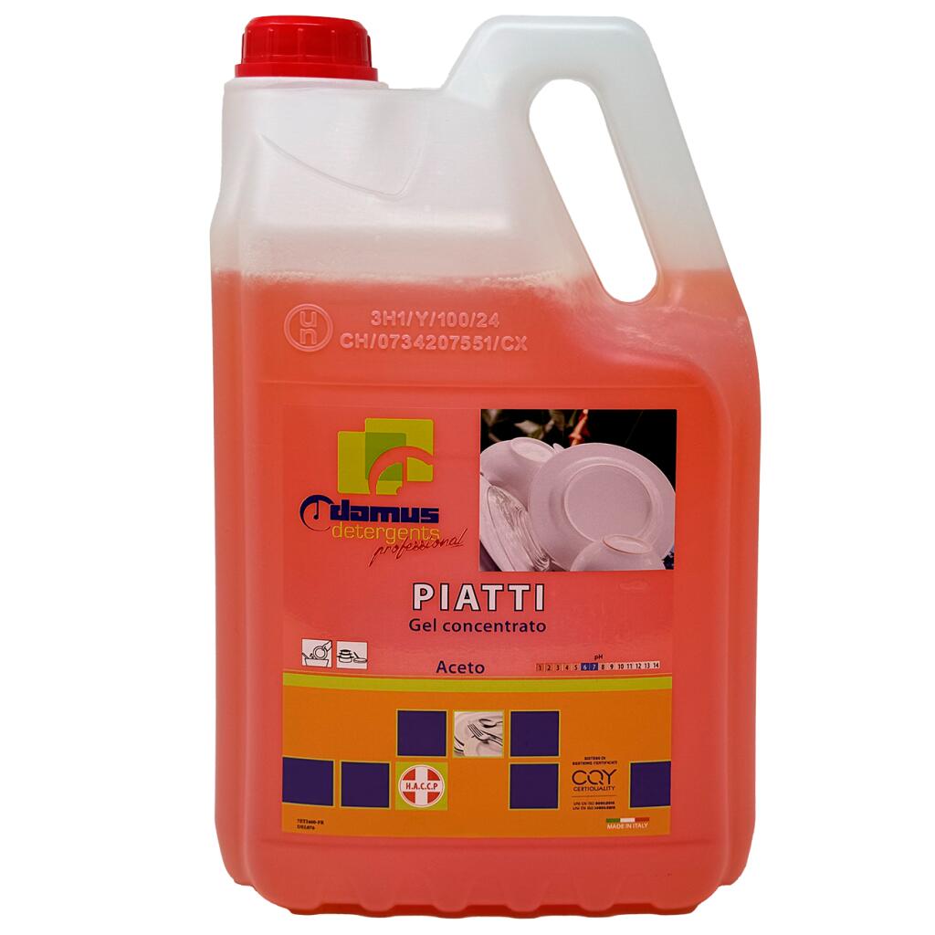 Gel piatti concentrato aceto 5kg Domus Chemicals