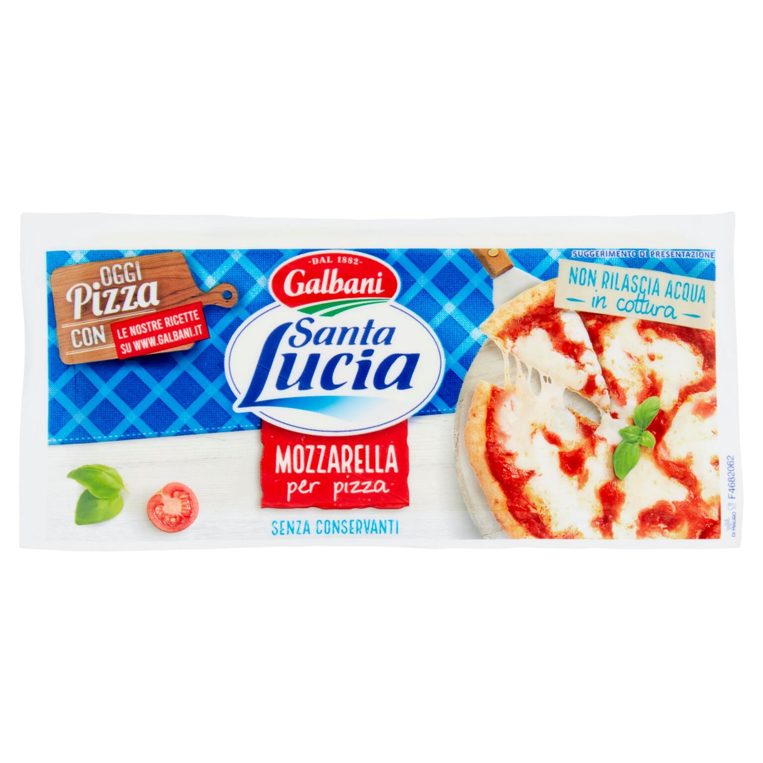 Mozzarella panetto 400g Santa Lucia