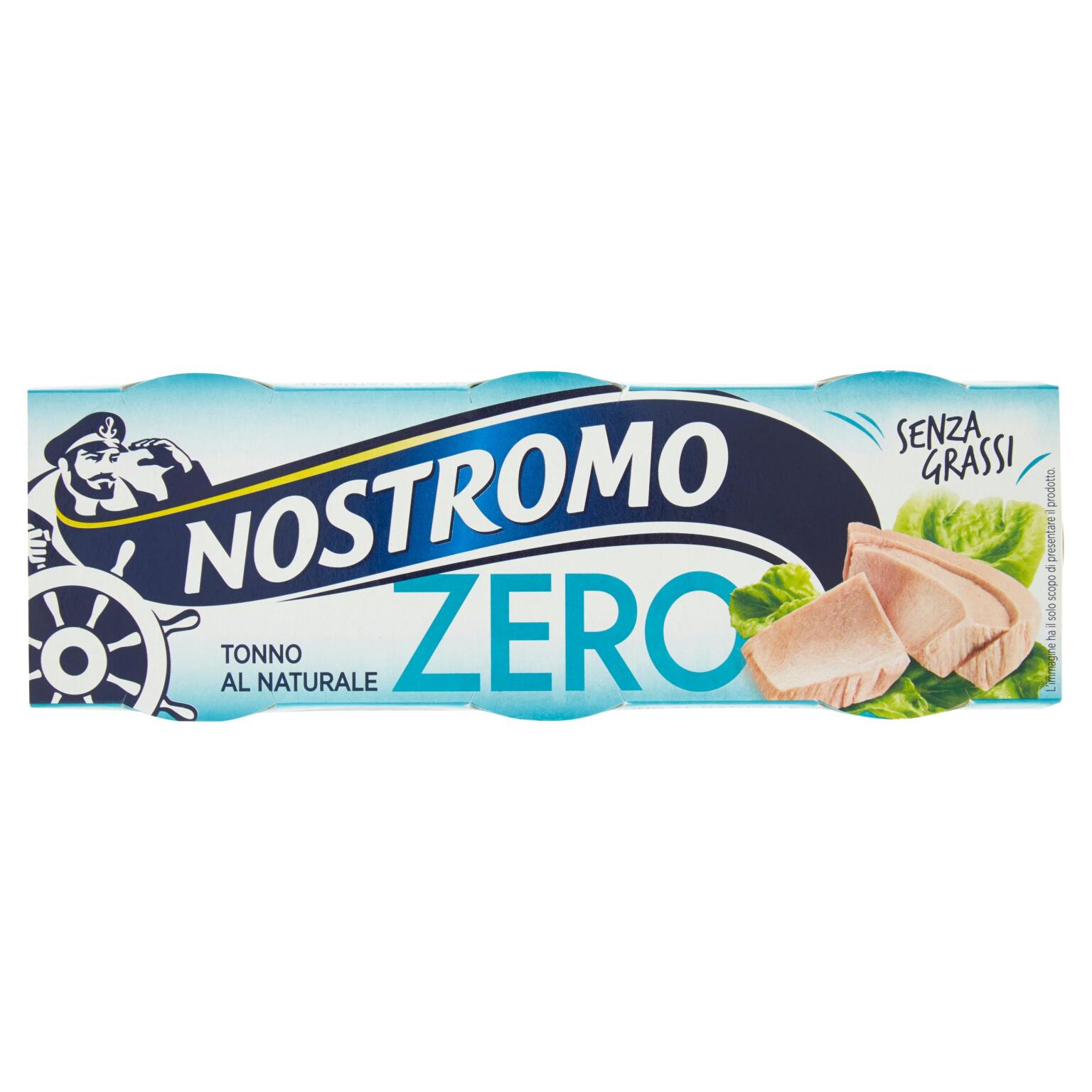 Tonno al naturale zero sale 65gx3 Nostromo