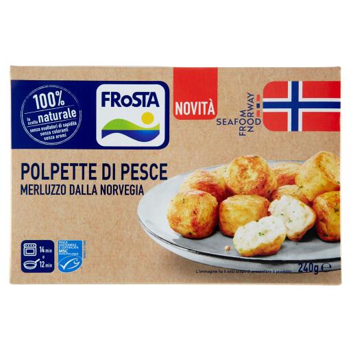 12 Polpette di merluzzo dalla norvegia 240g Frosta