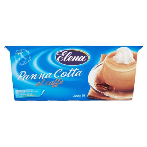 Panna cotta al gusto di caffé 2x100g Elena senza glutine