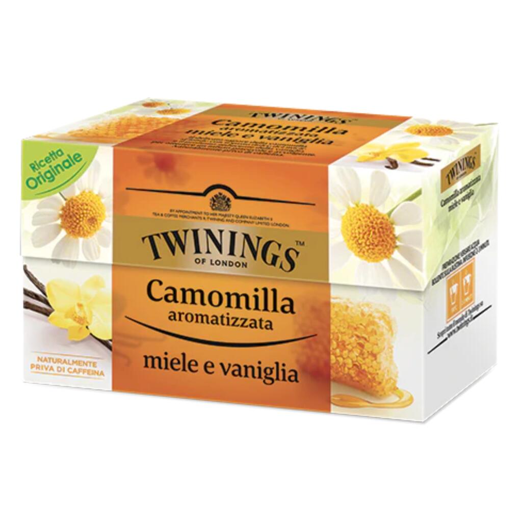 Twining infuso camomilla, miele e vaniglia 20 filtri