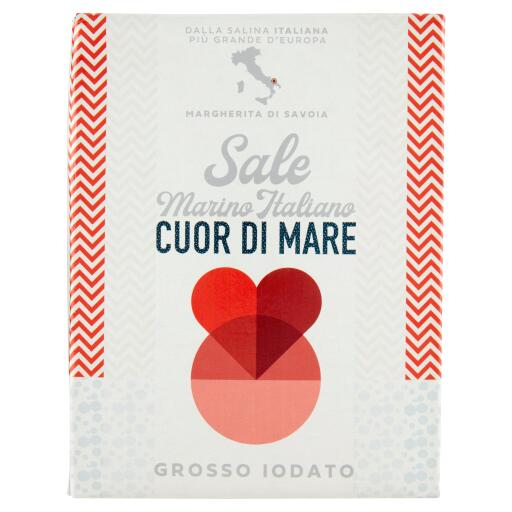 Sale marino italiano grosso iodato 1Kg Il Salino