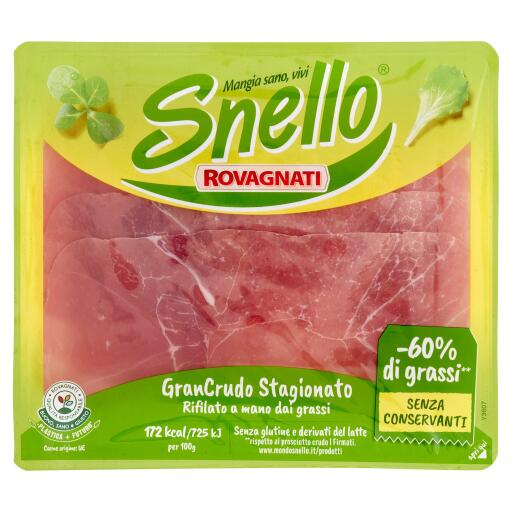 Prosciutto crudo stagionato snello 70g Rovagnati