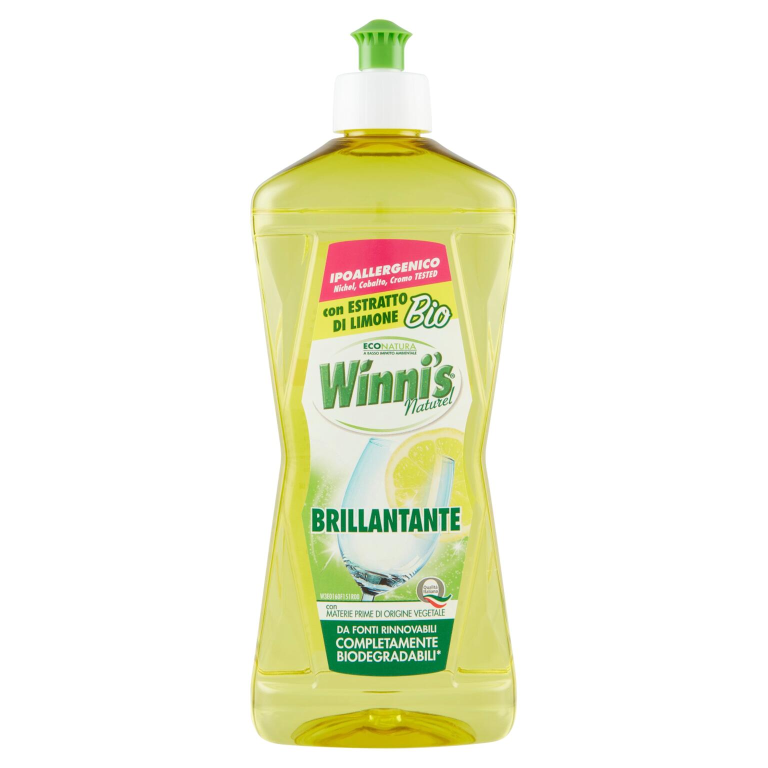 Brillantante lavastoviglie al limone 500ml Winni's