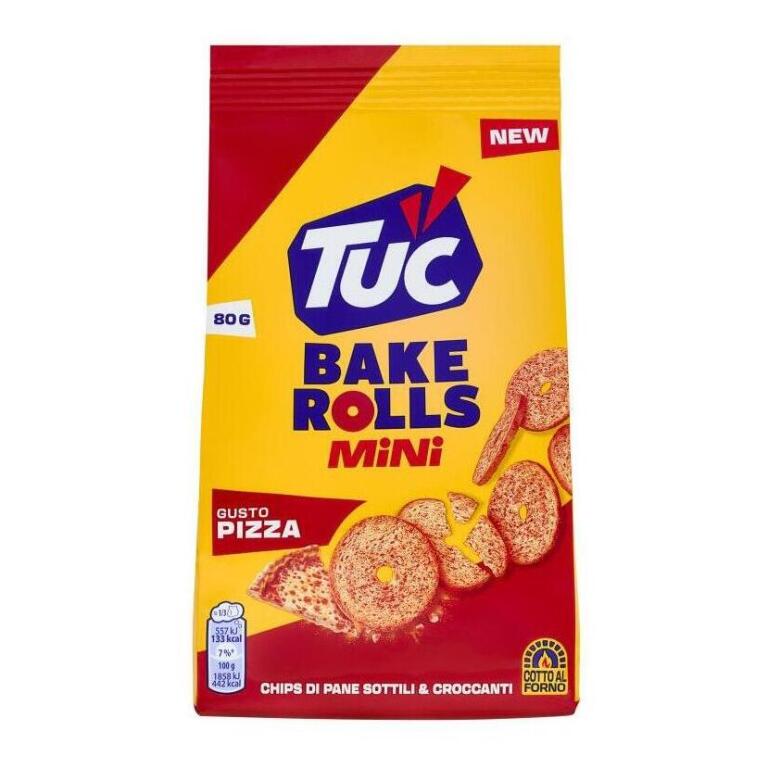 Tuc Bake Rolls Mini gusto pizza 80g