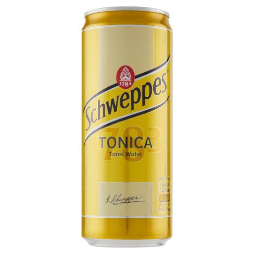 Tonica schweppes lattina 33cl