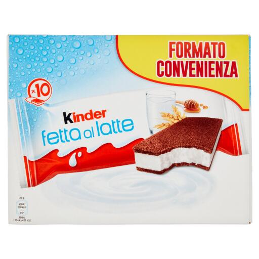 Kinder fetta al latte 10x28g