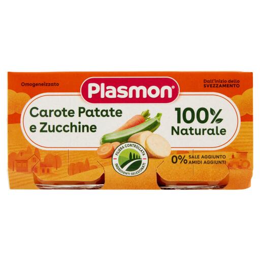 Omogeneizzato Carne/Patate/Zucchine 2x80g Plasmon