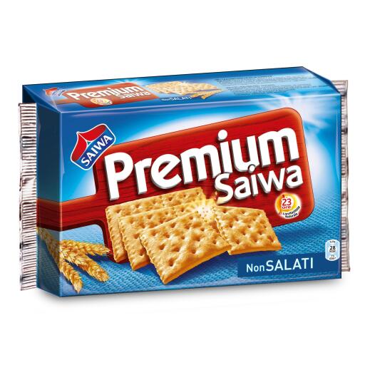 Crackers premium senza sale 315g Saiwa